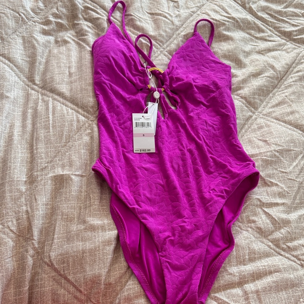 Vibrant Purple One Piece Swimsuit